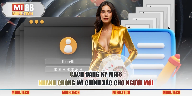 Cách đăng ký MI88 nhanh chóng và chính xác cho người mới