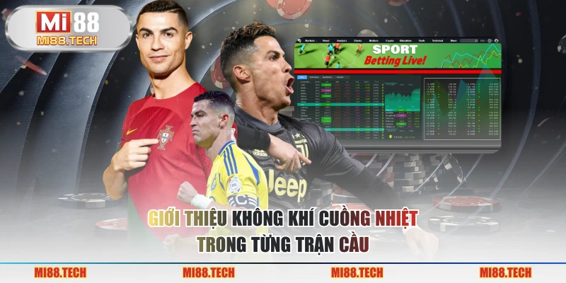 Giới thiệu không khí cuồng nhiệt trong từng trận cầu 