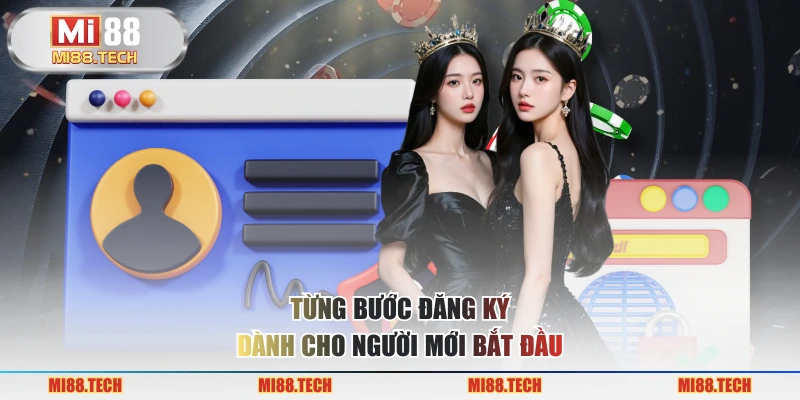 Từng bước đăng ký dành cho người mới bắt đầu