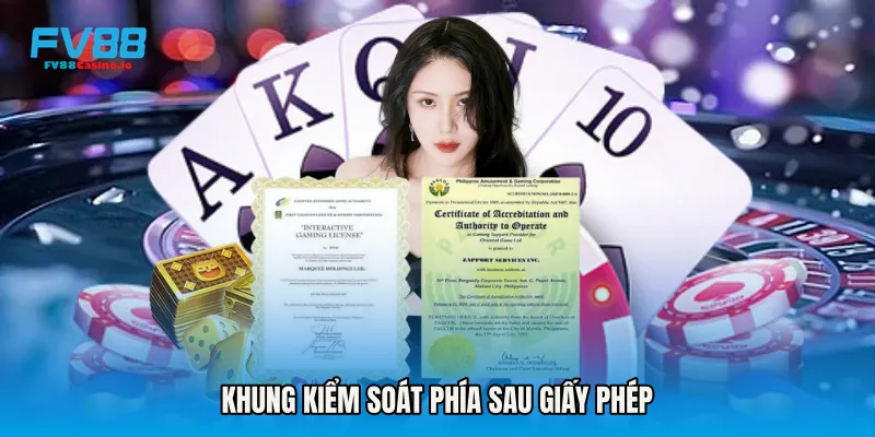Khung kiểm soát phía sau giấy phép